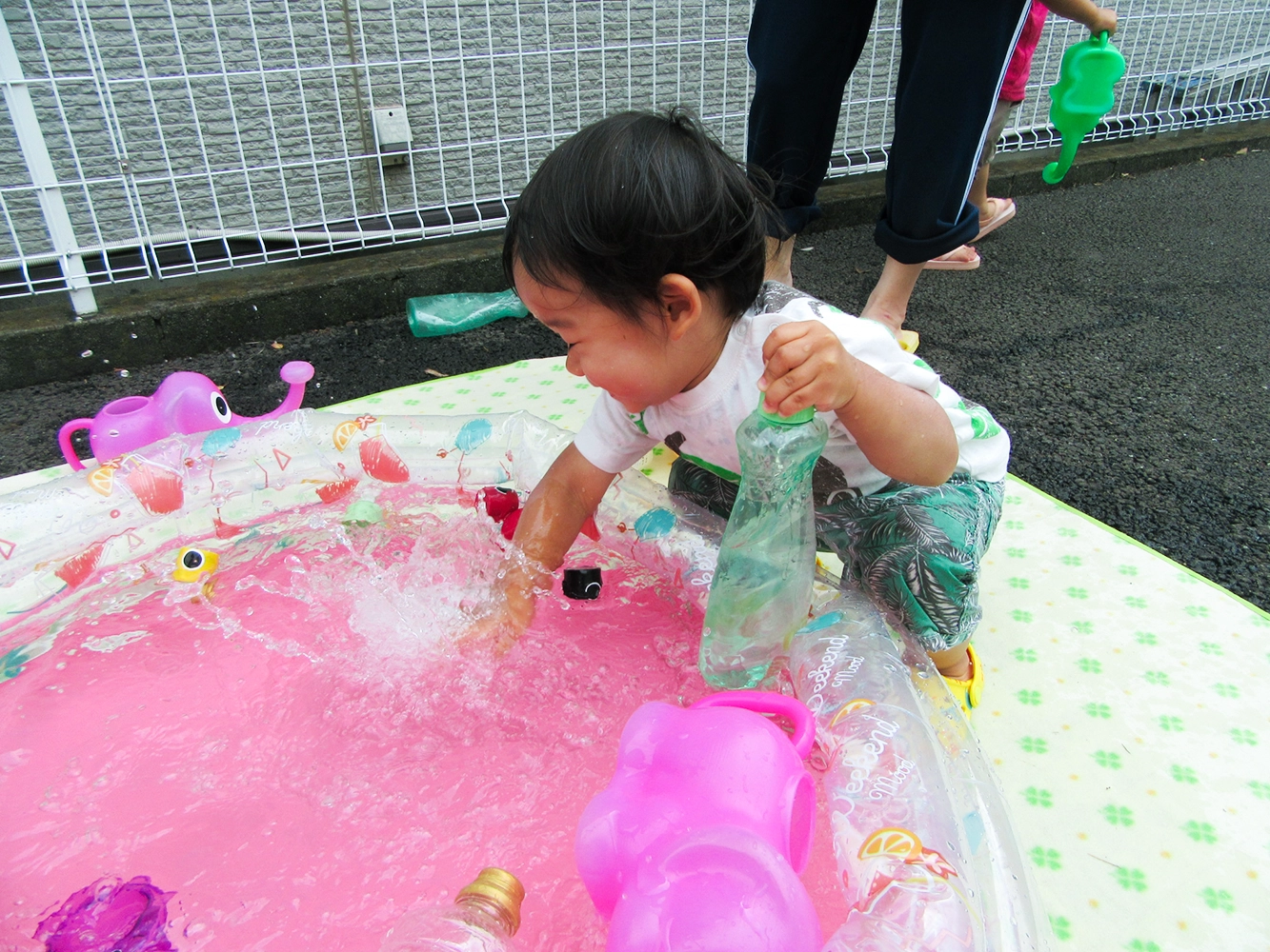水遊び[写真]