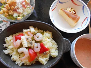 おでかけランチパエリア[写真]